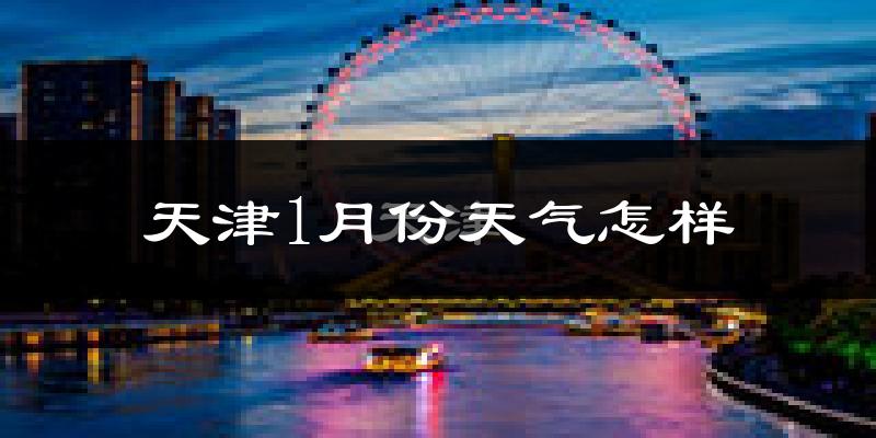 天津1月份天气如何?很冷吗?