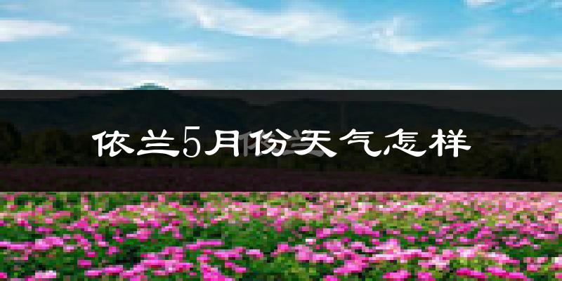 依兰县5月份天气如何?很热吗?
