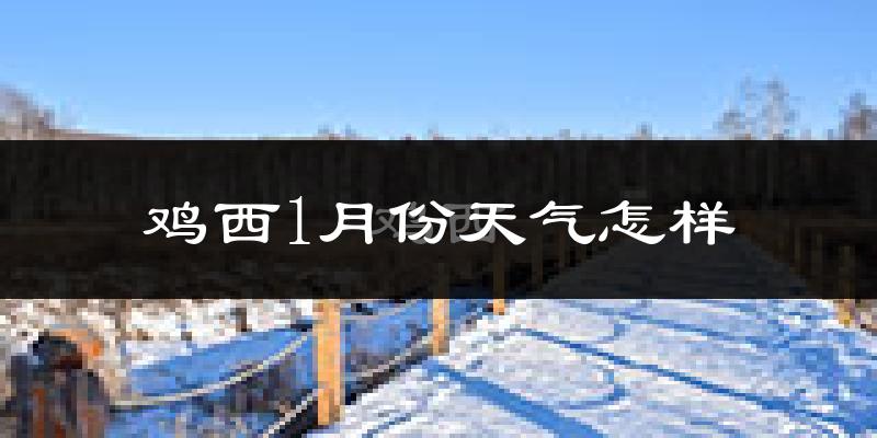 鸡西市1月份天气如何?很冷吗?