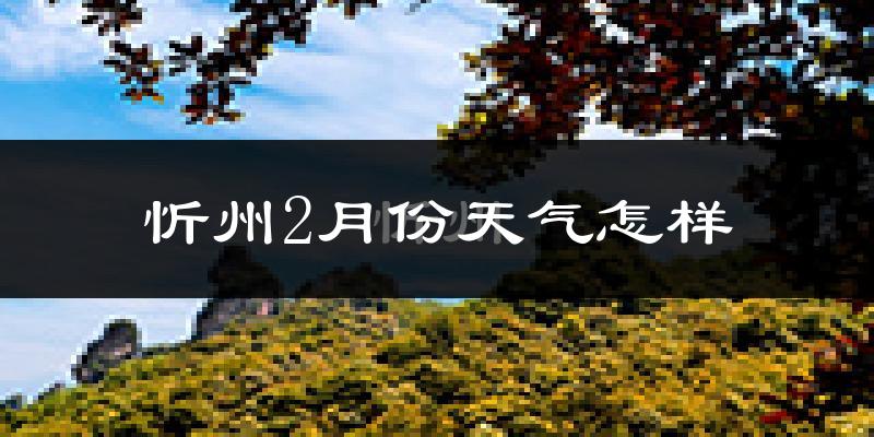 忻州市2月份天气如何?很冷吗?