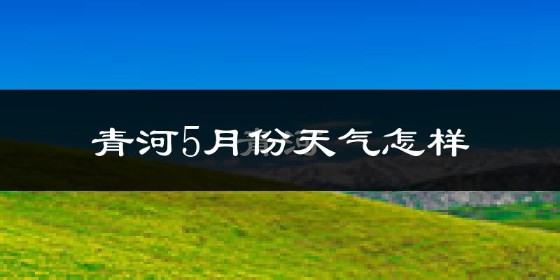 青河县5月份天气如何?会很冷吗?