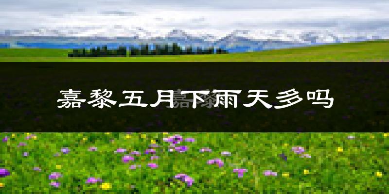 嘉黎五月下雨天多吗?嘉黎5月份降雨量多少?
