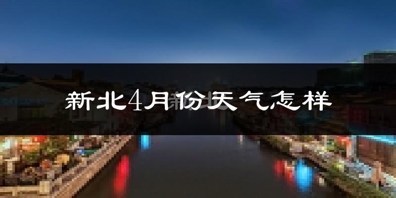 新北4月份天气怎样?新北四月冷不冷?
