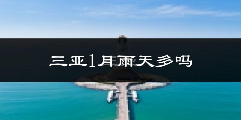 三亚1月雨天多吗?