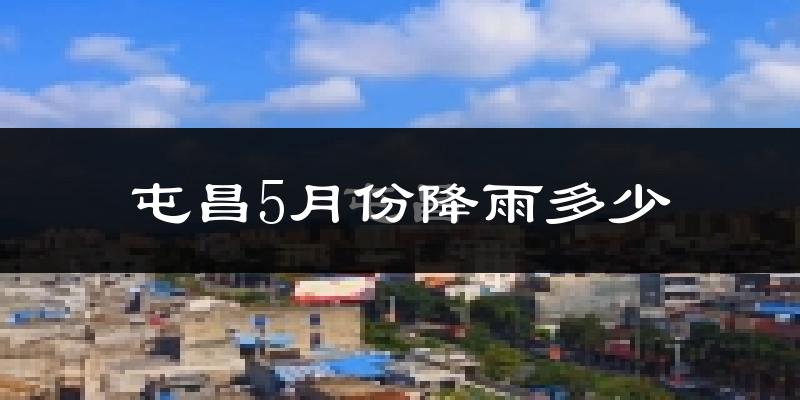 屯昌5月份降雨多少?